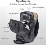 OZUKO Sling Backpack Sling Bag Crossbody Backpack Shoulder Casual Daypack Rucksack for Men - Image 7